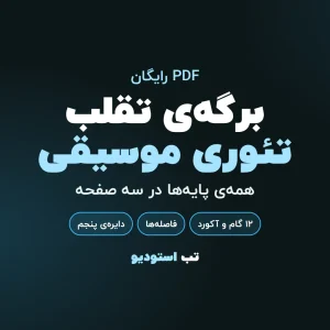 برگه‌ی تقلب تئوری موسیقی | تب استودیو